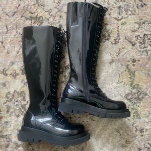 Jeffrey Campbell Tall Combat Boot - Diabol